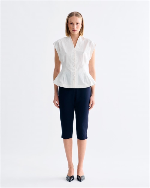 LOVECHILD VADA BLOUSE EGRET